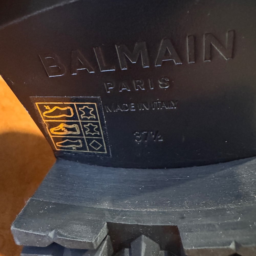 Balmain Ranger “Monogram” Boots - 37.5 - Picture 6 of 6